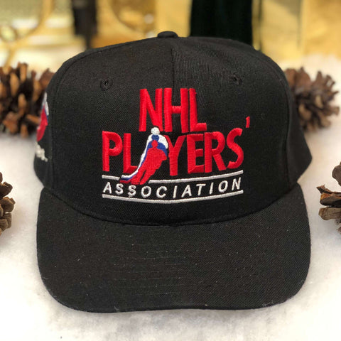 Vintage NHLPA National Hockey League Players' Association AJD Wool Snapback Hat
