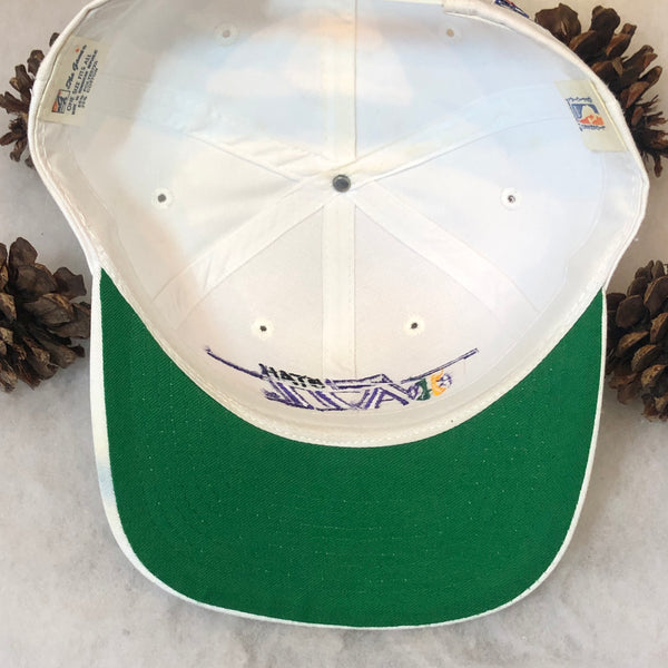 Vintage NBA Utah Jazz The Game Split Bar Twill Snapback Hat