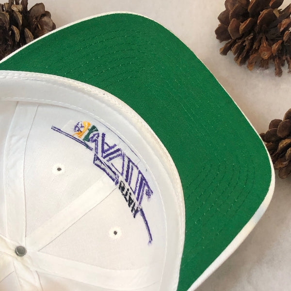 Vintage NBA Utah Jazz The Game Split Bar Twill Snapback Hat