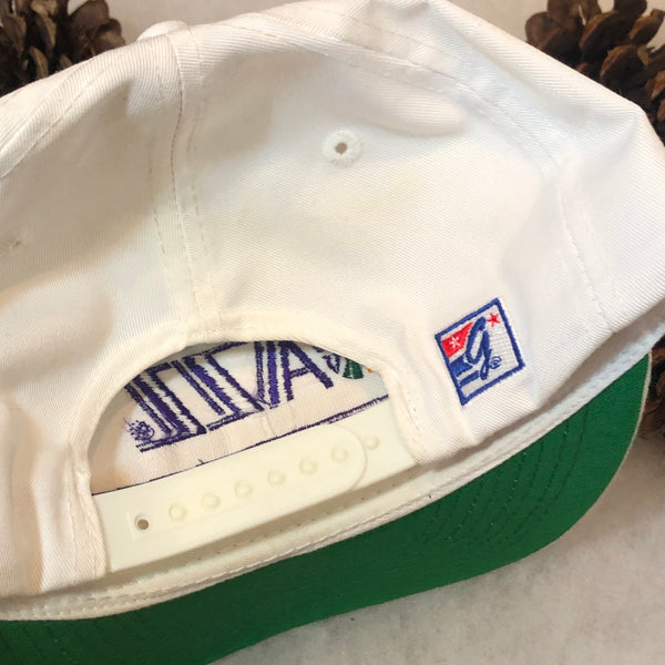 Vintage NBA Utah Jazz The Game Split Bar Twill Snapback Hat