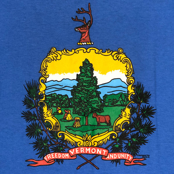 Vintage Vermont Freedom and Unity Travel T-Shirt (L)