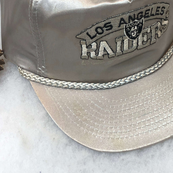 Vintage NFL Los Angeles Raiders Satin Strapback Hat