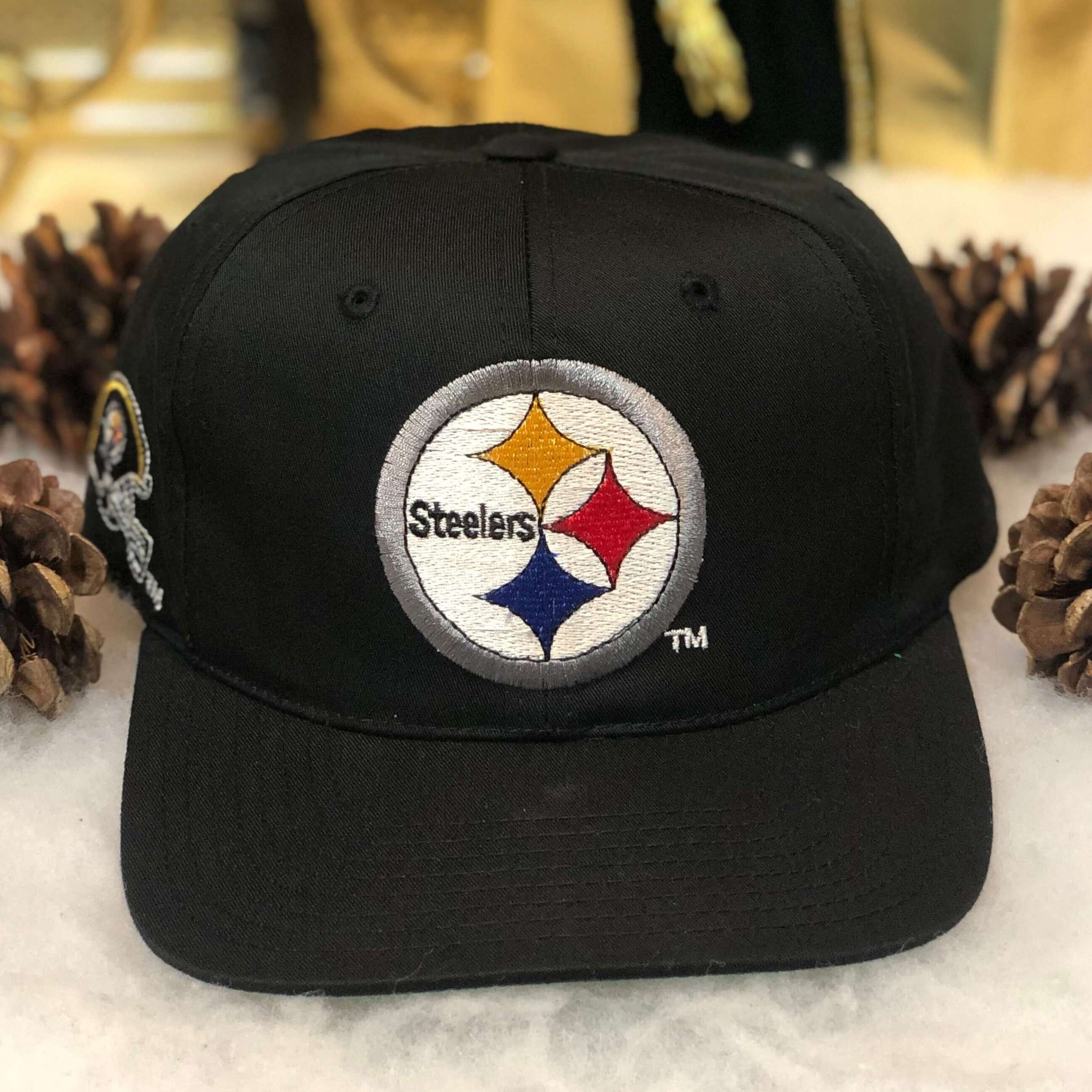 Vintage NFL Pittsburgh Steelers Annco Twill Snapback Hat