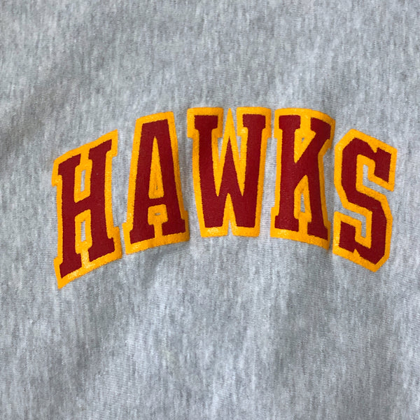 Vintage NBA Atlanta Hawks Sand Knit Reverse Weave Crewneck Sweatshirt (L)