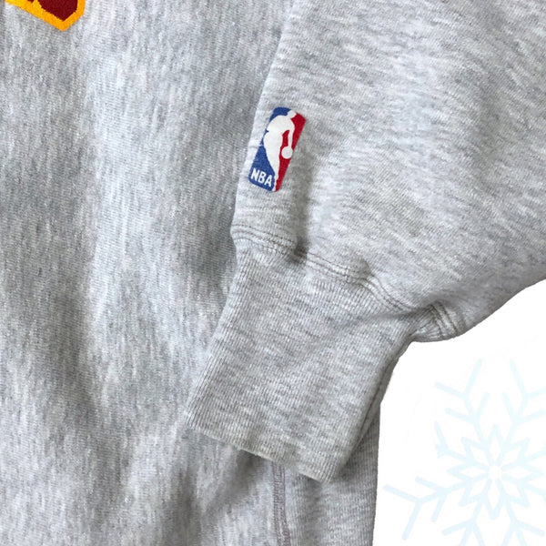 Vintage NBA Atlanta Hawks Sand Knit Reverse Weave Crewneck Sweatshirt (L)