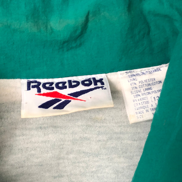 Vintage Reebok Teal Green Windbreaker Jacket (L)