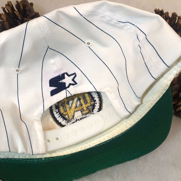 Vintage NCAA Notre Dame Fighting Irish Starter Pinstripe Twill Snapback Hat