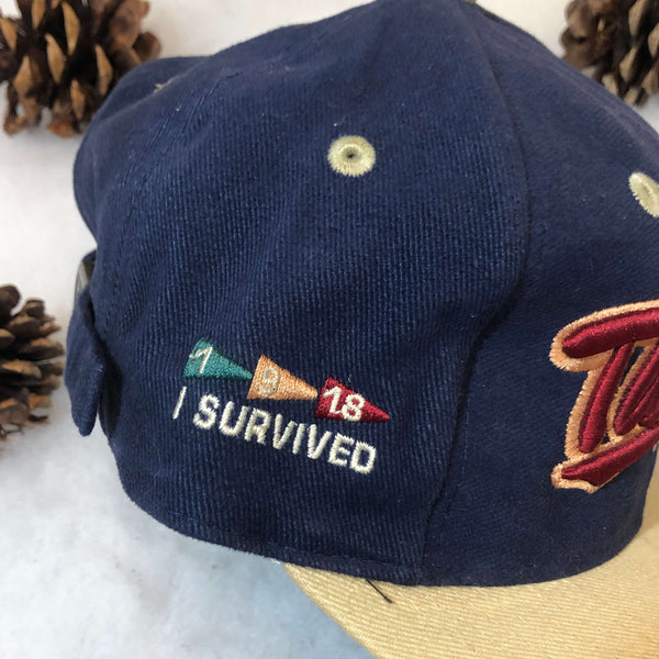 Vintage The Pit Golf Links "I Survived 18" Pinehurst North Carolina Strapback Hat