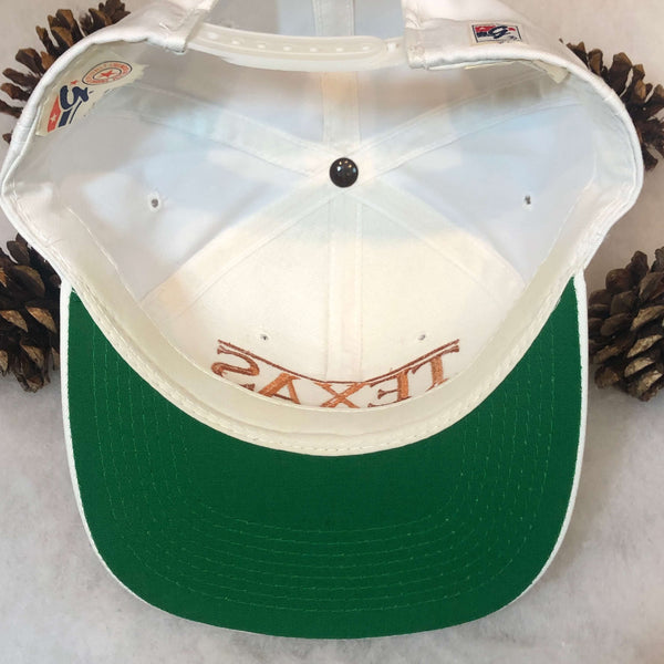 Vintage NCAA Texas Longhorns The Game Split Bar Twill Snapback Hat