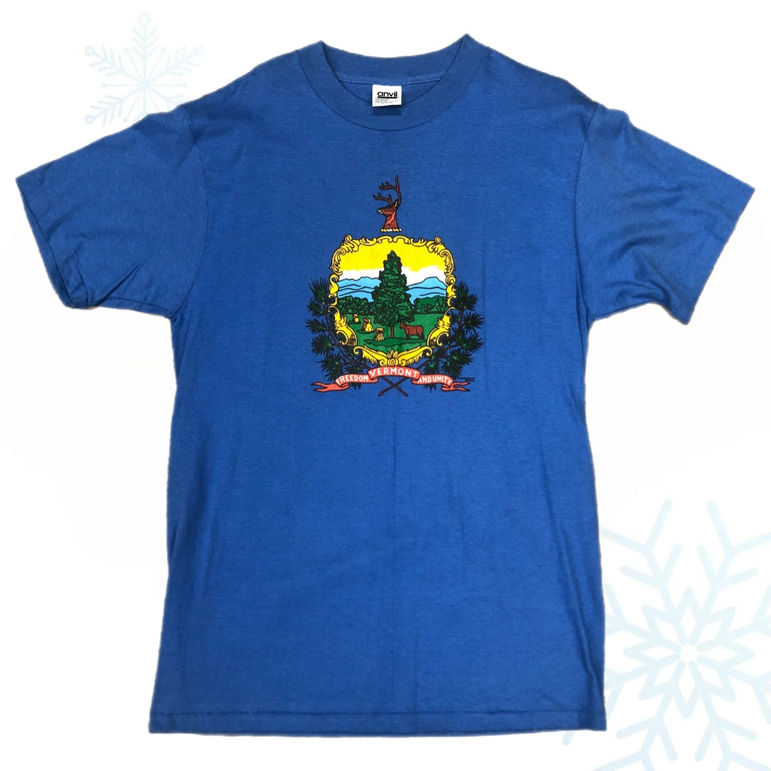 Vintage Vermont Freedom and Unity Travel T-Shirt (L)