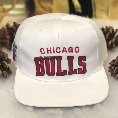 Vintage NBA Chicago Bulls SportsChannel Promo Twill Snapback Hat