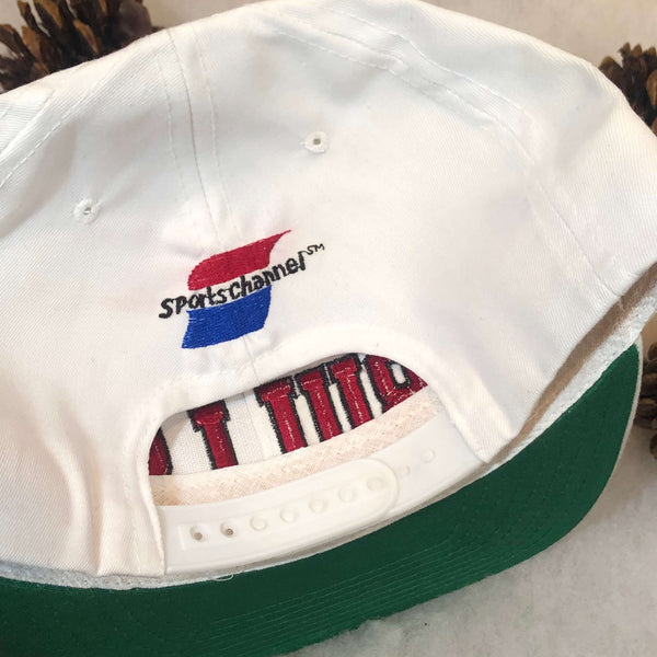 Vintage NBA Chicago Bulls SportsChannel Promo Twill Snapback Hat