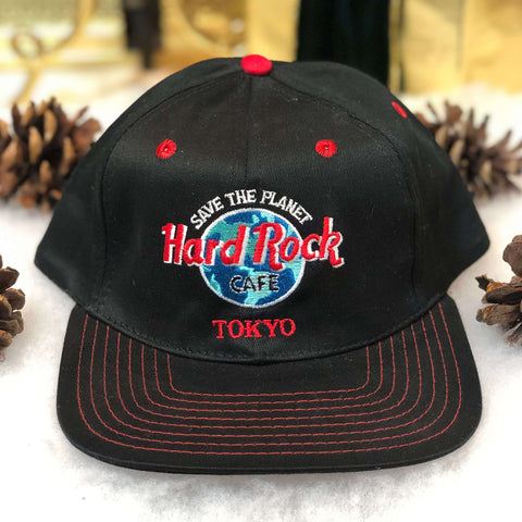 Vintage Deadstock NWOT Hard Rock Cafe Tokyo Save the Planet Love All Serve All Snapback Hat