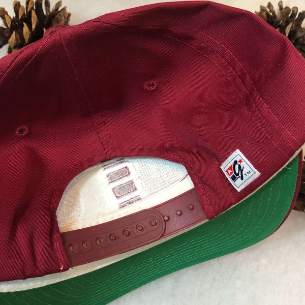 Vintage Deadstock NWOT NCAA Stanford Cardinals The Game Split Bar Twill Snapback Hat