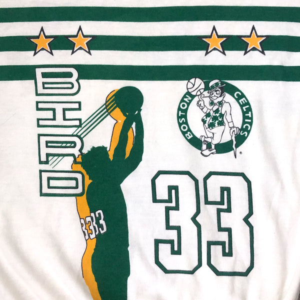 Vintage NBA Boston Celtics Larry Bird All Over Print *YOUTH* Crewneck Sweatshirt