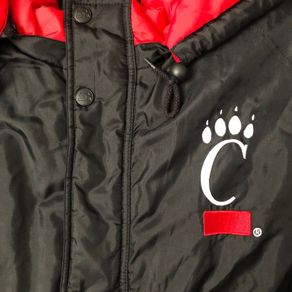 Vintage NCAA Cincinnati Bearcats Starter Heavyweight Puffer Jacket (XL)