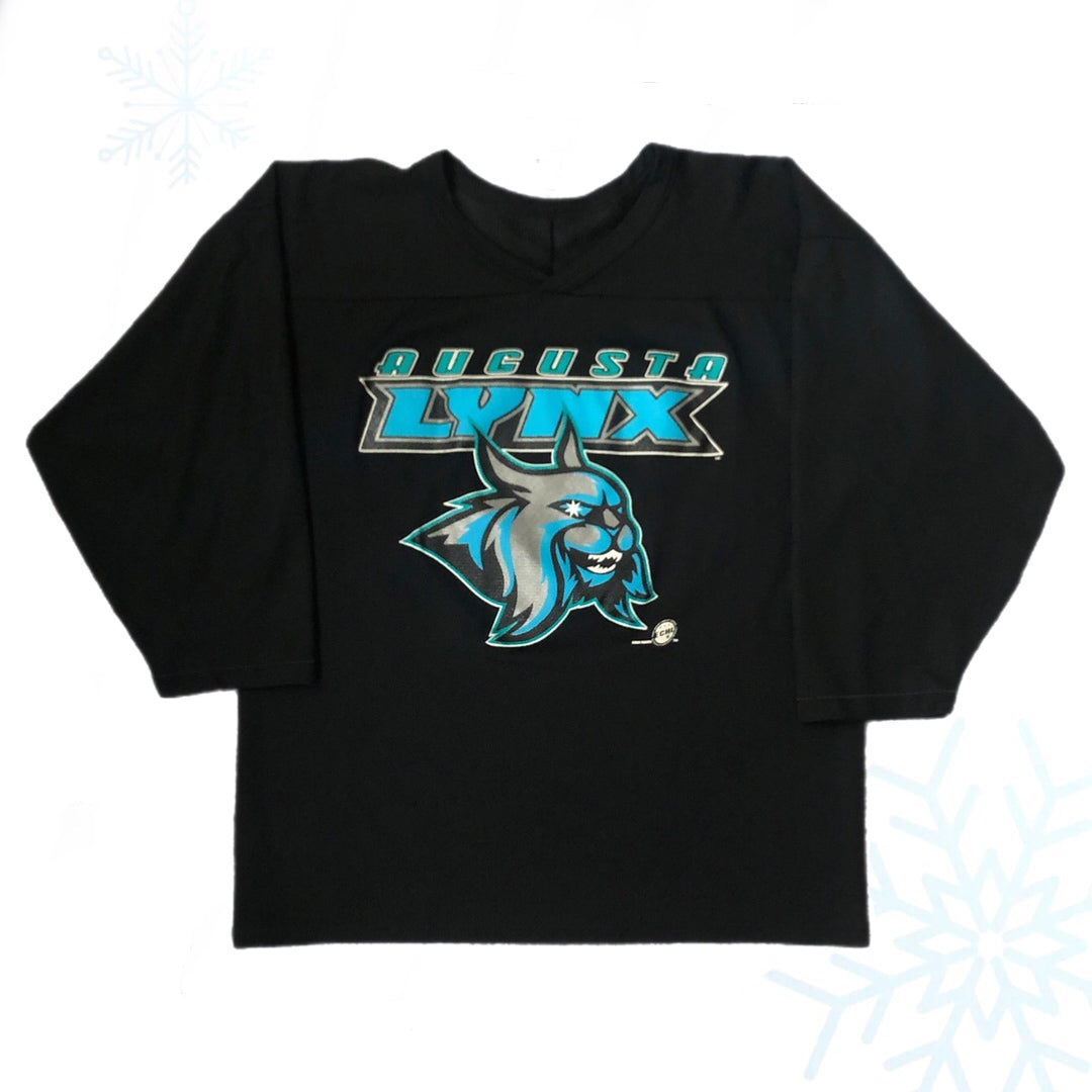 Vintage ECHL Augusta Lynx CCM Practice Jersey (M)