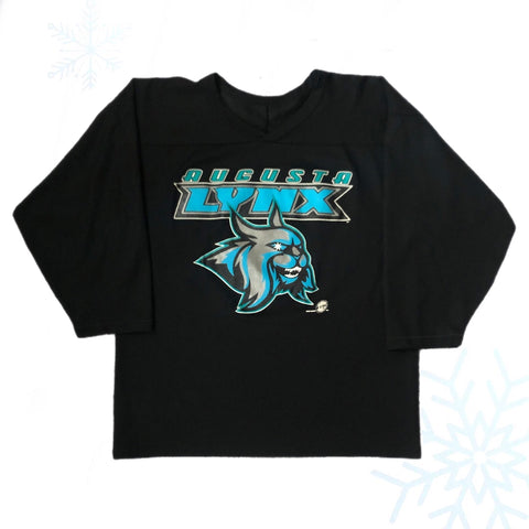 Vintage ECHL Augusta Lynx CCM Practice Jersey (M)