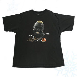 NFL Cincinnati Bengals Chad Johnson OchoCinco Big Face Reebok T-Shirt (XXL)