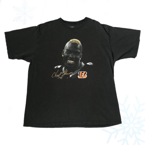 NFL Cincinnati Bengals Chad Johnson OchoCinco Big Face Reebok T-Shirt (XXL)