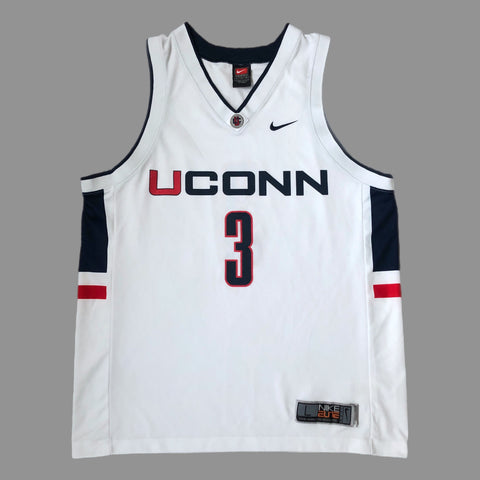 NCAA UConn Huskies Charlie Villanueva Nike Jersey (L)