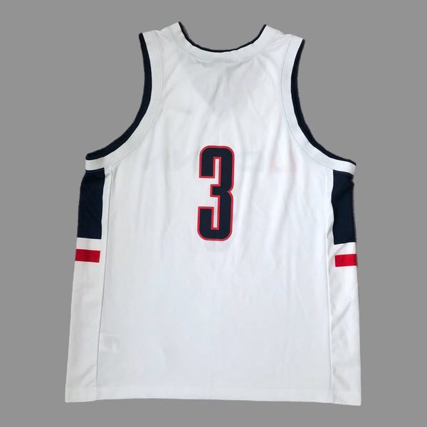 NCAA UConn Huskies Charlie Villanueva Nike Jersey (L)