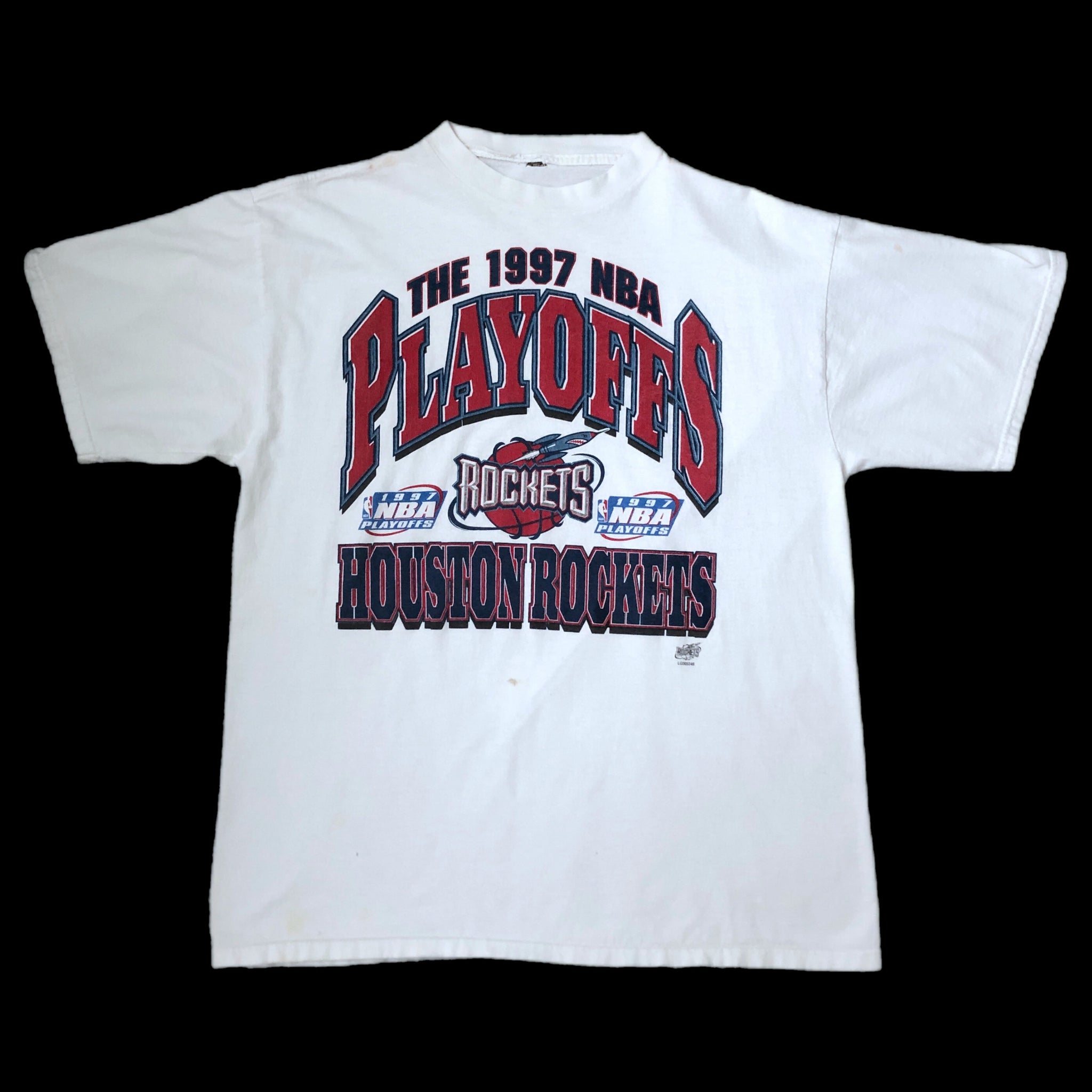 Vintage NBA Houston Rockets 1997 Playoffs T-Shirt (L)
