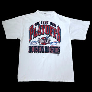 Vintage NBA Houston Rockets 1997 Playoffs T-Shirt (L)