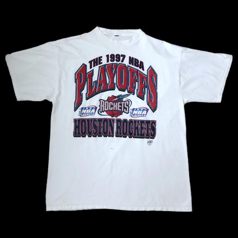 Vintage NBA Houston Rockets 1997 Playoffs T-Shirt (L)
