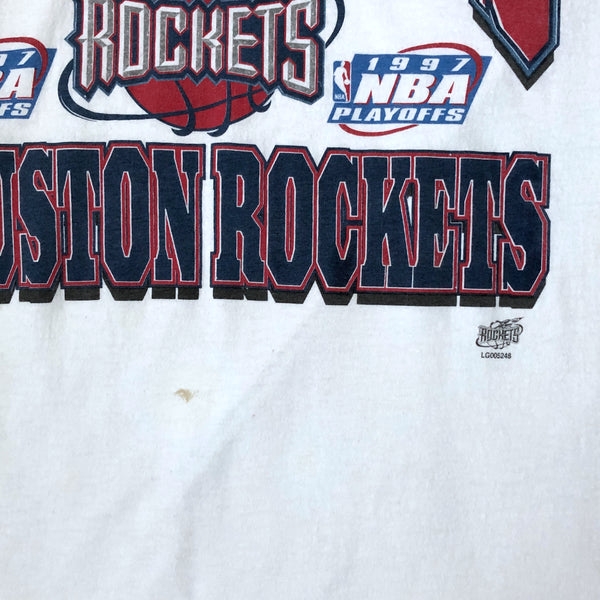 Vintage NBA Houston Rockets 1997 Playoffs T-Shirt (L)