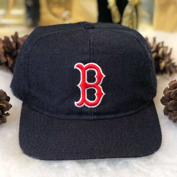 Vintage MLB Boston Red Sox Sports Specialties Plain Logo Wool Snapback Hat