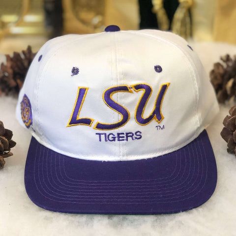 Vintage NCAA LSU Louisiana State Tigers Sports Specialties Script Twill Snapback Hat