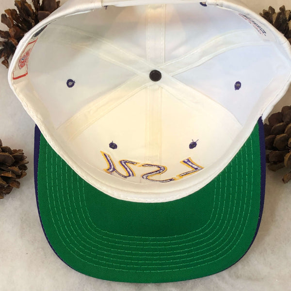 Vintage NCAA LSU Louisiana State Tigers Sports Specialties Script Twill Snapback Hat