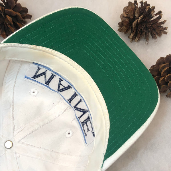 Vintage NCAA Maine Black Bears The Game Split Bar Twill Snapback Hat