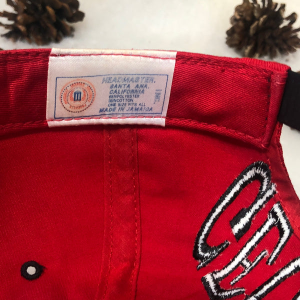 Vintage NCAA Georgia Bulldogs Brim Spellout Twill Snapback Hat
