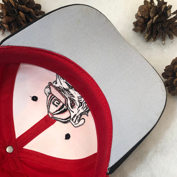 Vintage NCAA Georgia Bulldogs Brim Spellout Twill Snapback Hat