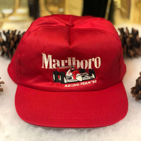 Vintage 1992 Marlboro Racing Team Twill Snapback Hat