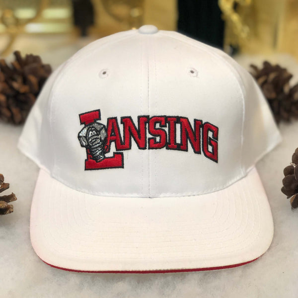 Vintage MiLB Lansing Lugnuts Outdoor Cap Twill Snapback