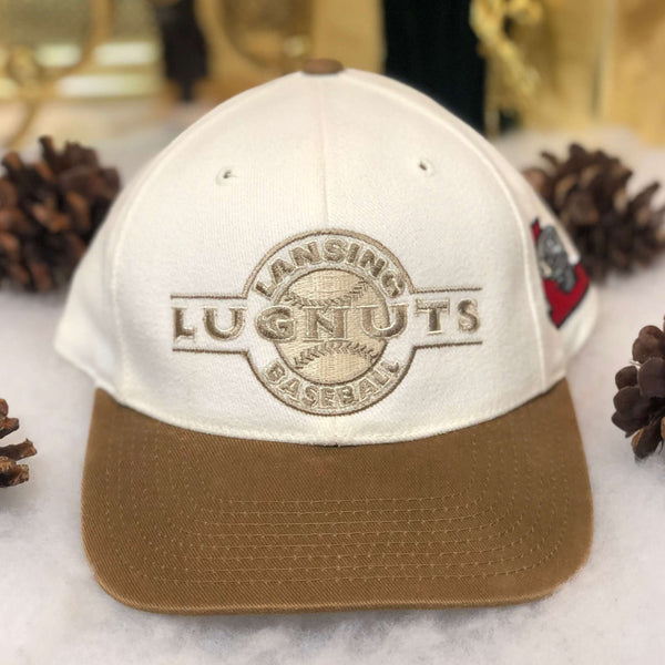 Vintage MiLB Lansing Lugnuts Baseball Outdoor Cap Strapback Hat