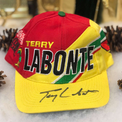 Vintage NASCAR Terry Labonte Kellogg's Racing Autographed Snapback Hat