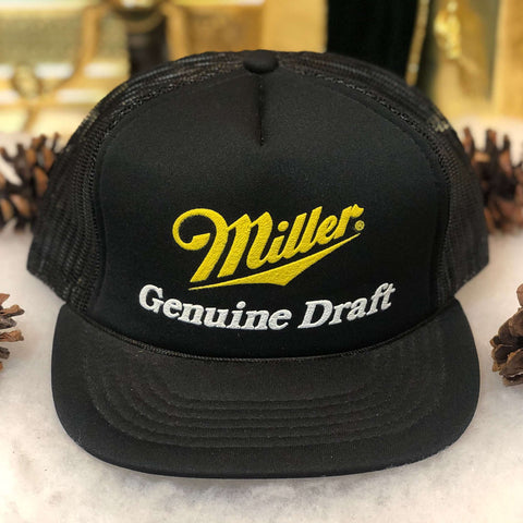 Vintage Deadstock NWOT Miller Genuine Draft Beer Yupoong Trucker Hat