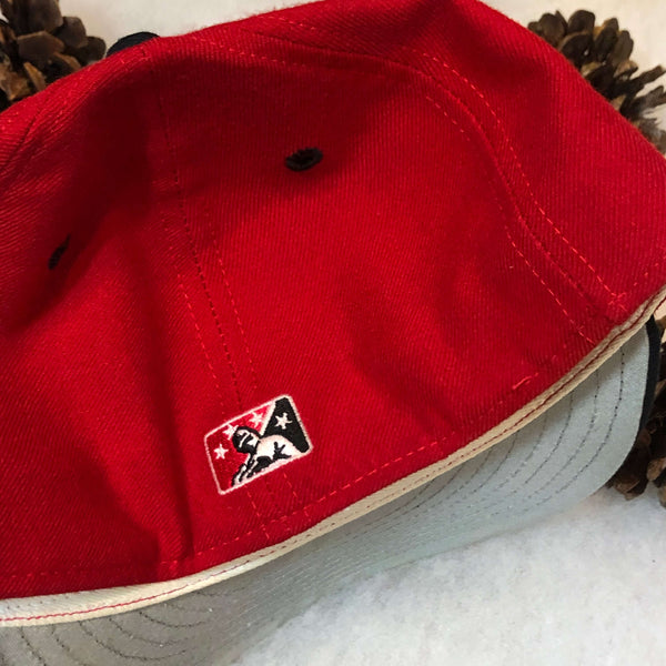 Vintage MiLB Lansing Lugnuts New Era Wool Fitted Hat 7 1/4