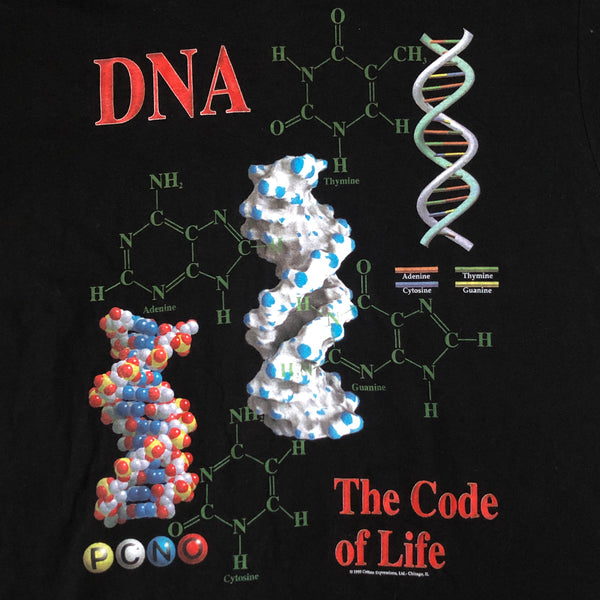 Vintage 1995 DNA The Code of Life Science T-Shirt (L)
