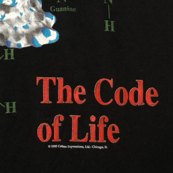 Vintage 1995 DNA The Code of Life Science T-Shirt (L)