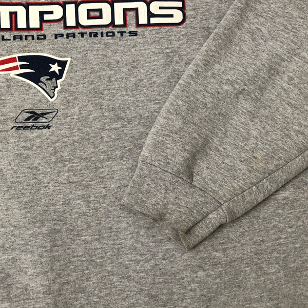 Vintage NFL Super Bowl XXXVI Champions New England Patriots Crewneck Sweatshirt (XXL)