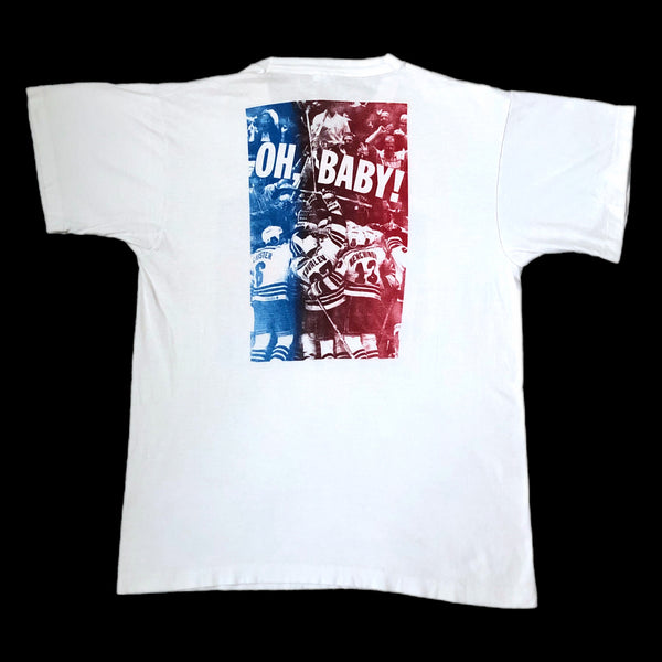 Vintage NHL New York Rangers Mark Messier "We'll Win Tonight" T-Shirt (L)