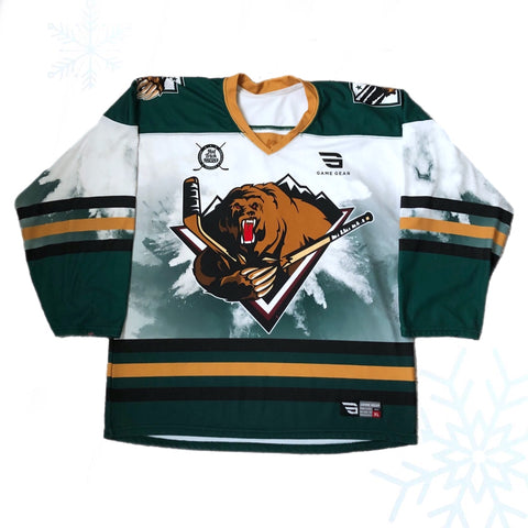 ECHL Utah Grizzlies Fox Game Gear Hockey Jersey (XL)