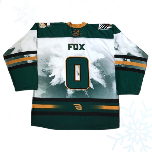 ECHL Utah Grizzlies Fox Game Gear Hockey Jersey (XL)