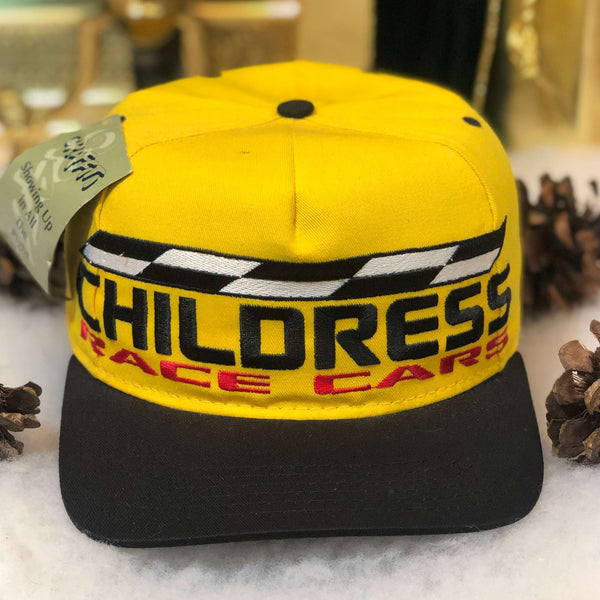 Vintage Deadstock NWT NASCAR Childress Race Cars Twill Strapback Hat