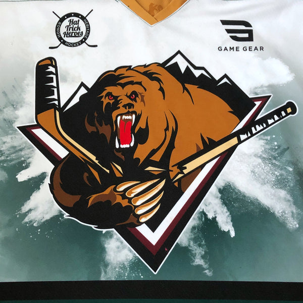 ECHL Utah Grizzlies Fox Game Gear Hockey Jersey (XL)
